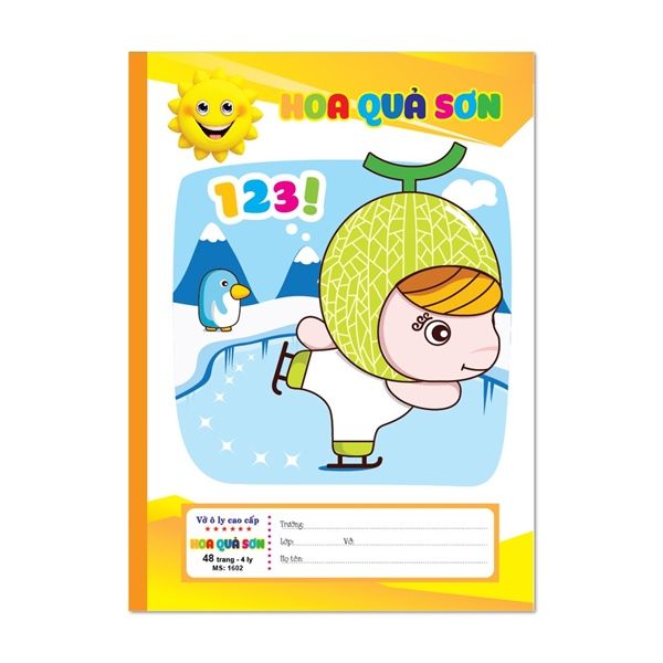 Vở ô ly ĐL100gsm Hải Tiến Hoa Quả Sơn