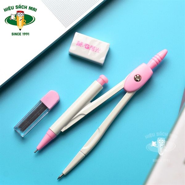 Compa Hồng Chì Kim Con Lợn Chính Hãng - Có Tại Hiệu Sách Mai