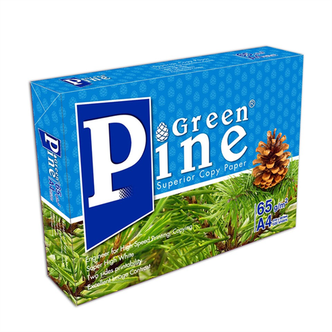 Giấy A4 Green Pine ĐL65gsm (5 reams/bó)
