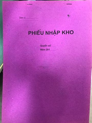 Phiếu nhập kho A4 1 liên