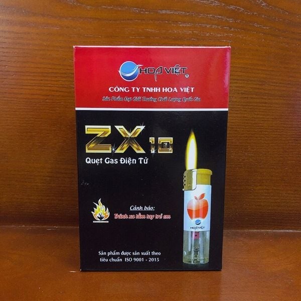 Bật lửa khò gas điện tử Hoa Việt ZX10 (25/50/1000)