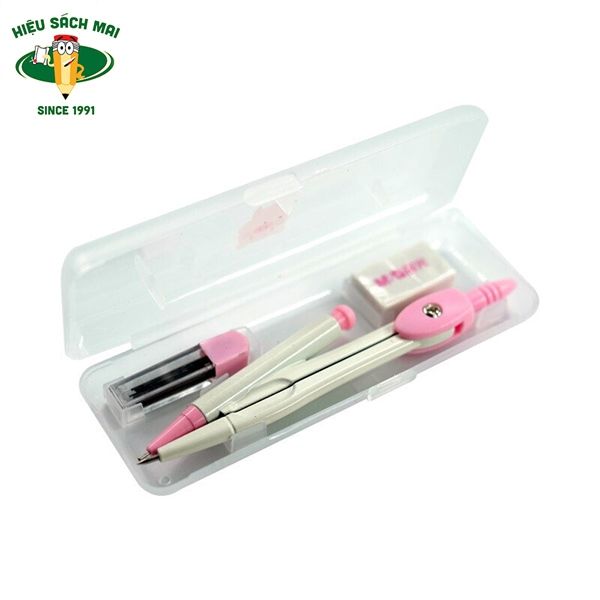 Compa Hồng Chì Kim Con Lợn Chính Hãng - Có Tại Hiệu Sách Mai