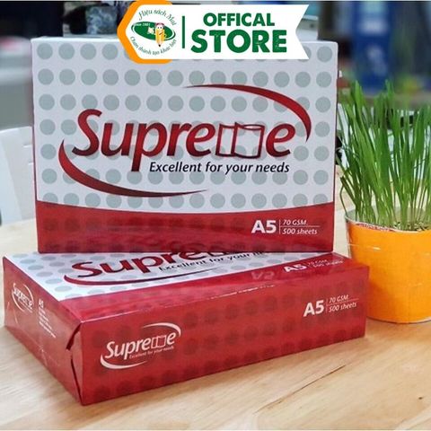 Giấy Thái Đỏ Supreme Chính Hãng - Có Tại Hiệu Sách Mai
