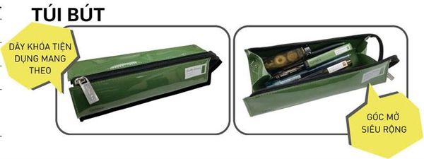 Túi đựng bút Campus Earth Colors (10/100)