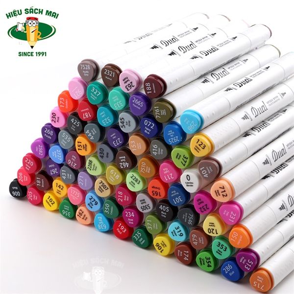 Bút Dạ Màu Marker Baoke Chính Hãng - Có Tại Hiệu Sách Mai