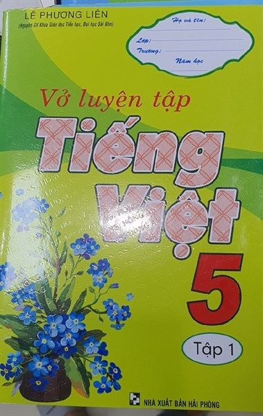 Vở luyện tập tiếng việt 5 tập 1 NXB HP