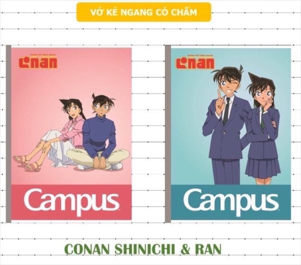 Vở kẻ ngang có chấm B5 80/120/200 trang Campus Chính Hãng - Có Tại Hiệu Sách Mai