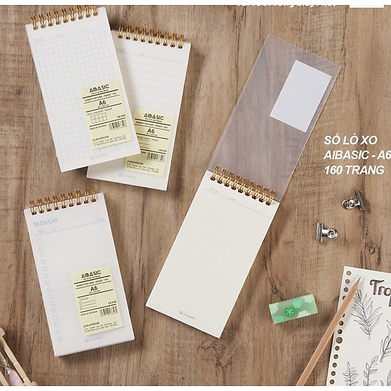 Sổ lò xo kẻ caro Futurebook ĐL100gsm