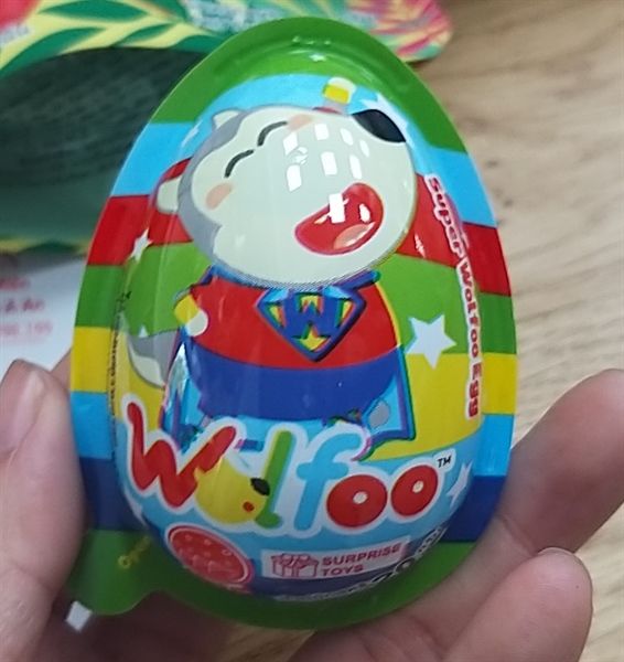 Kẹo trứng wolfoo