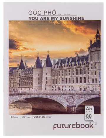 Vở kẻ ngang ĐL80gsm Góc Phố FutureBook