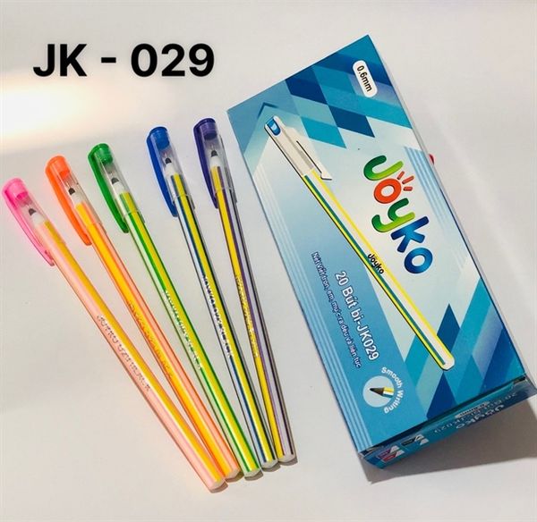 Bút Bi 0.5mm Joyko Jk-029 Chính Hãng - Có Tại Hiệu Sách Mai