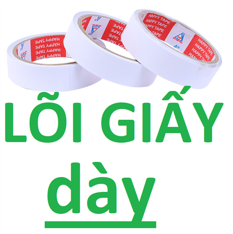 Băng dính 2 mặt (Lõi Giấy - Dày - 14.5m) (30)