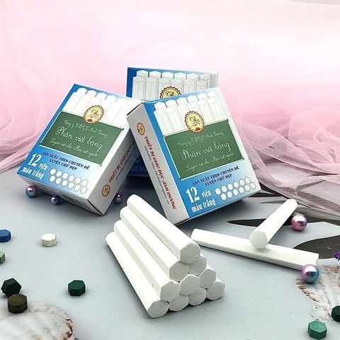 Phấn trắng lục giác Thầy Ánh (12/120)