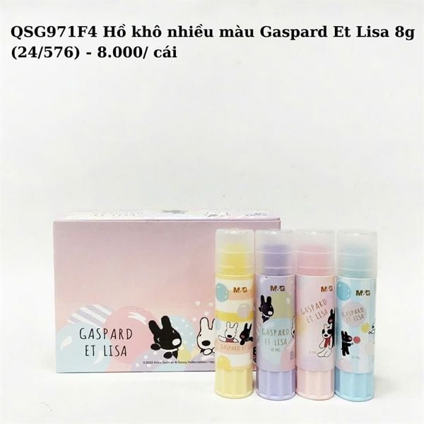 Hồ khô nhiều màu Gaspard Et Lisa 8g (24/576) QSG971F4