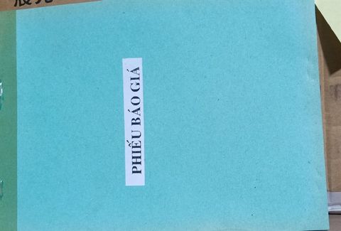 Phiếu báo giá A4