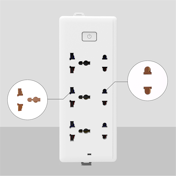 Ổ cắm điện Deli 6 ổ cắm E18339