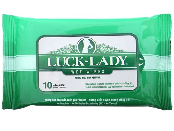 Khăn ướt Lucky Lady 10 miếng