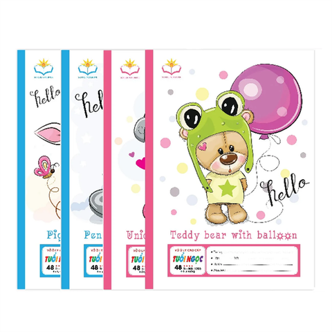 Vở ô ly ĐL70gsm Hải Tiến Tuổi Ngọc