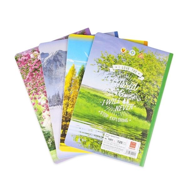 Vở Kẻ Ngang Hồng Hà Bốn Mùa Chính Hãng - Có Tại Hiệu Sách Mai