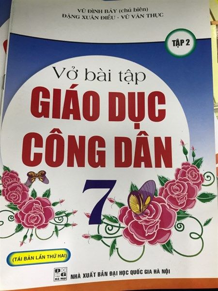 Vở bài tập GDCD 7 tập2 NXB Đh QG hà nội