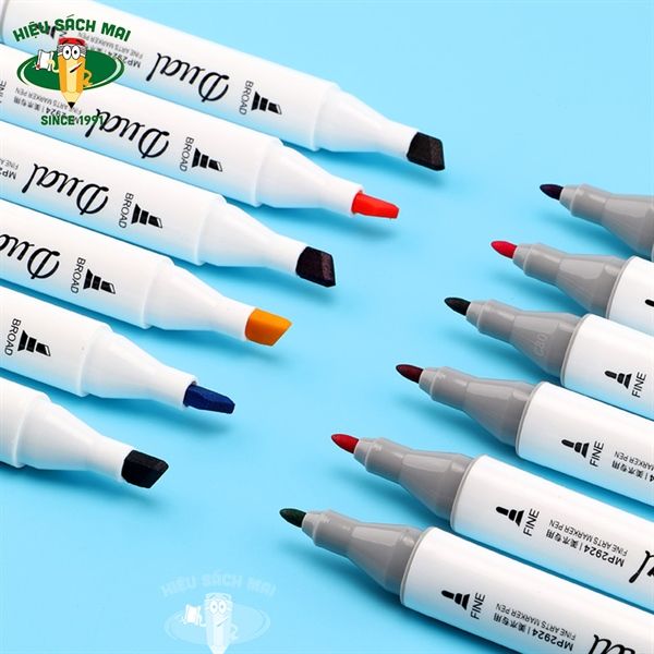 Bút Dạ Màu Marker Baoke Chính Hãng - Có Tại Hiệu Sách Mai