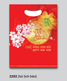 Túi đựng lịch bàn Bông Sen (22x29.5x3cm)