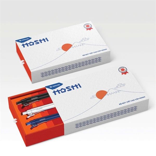 Bộ 3 bút gel cao cấp Hoshi Thiên Long BST-GEL/HS