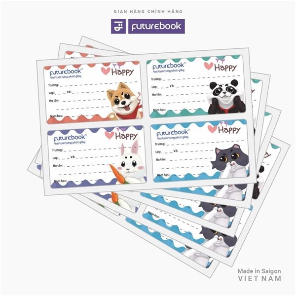 Nhãn vở (20 chiếc/tập) Futurebook (50)