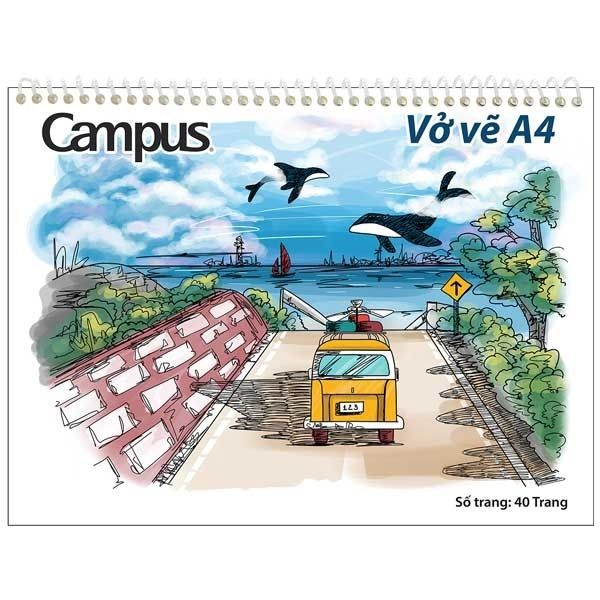 Vở vẽ A4 Campus (5/80)
