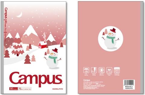 Vở Kẻ ngang có chấm Campus Winter ĐL70gsm 80 trang (10/120)