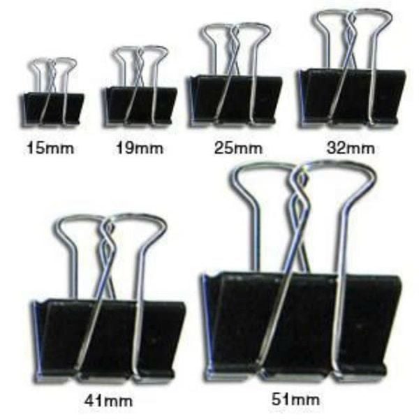 Kẹp đen Sammit (12 chiếc/hộp)