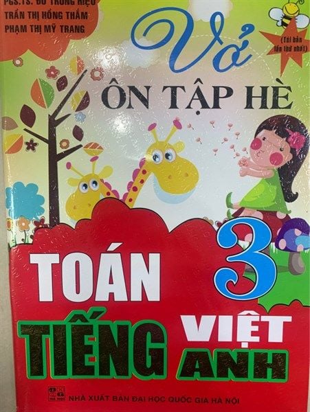 Vở ôn tập hè toán , tiếng việt , anh