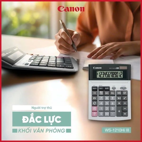Máy tính văn phòng Canon 12 số WS 1210HI III HB