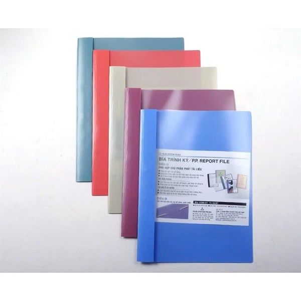 Bìa Acco A4 nhựa Plus xanh dương 84V07 (10/200)