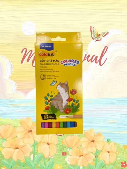 Bút Chì 12 Màu Thiên Long Cpc-C036 Chính Hãng - Có Tại Hiệu Sách Mai