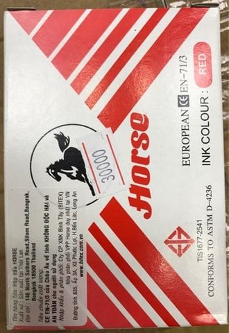 Bàn dấu nhỏ No.3 Horse 5.4x8.5 cm (12/144)