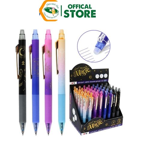Bút Gel Bấm Xoá Được M&G Akpj2671 Chính Hãng - Có Tại Hiệu Sách Mai