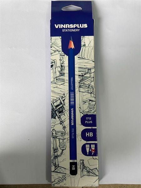 Bút chì HB không tẩy Vinaplus VNP-1712 PLUS (6/144)