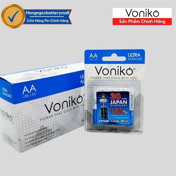 Pin kiềm Voniko ULTRA ALKALINE