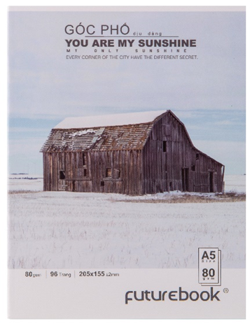 Vở kẻ ngang ĐL80gsm Góc Phố FutureBook