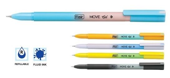 Bút Gel 0.5mm Flair Move Chính Hãng - Có Tại Hiệu Sách Mai