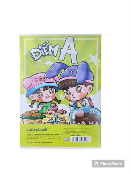 Vở 4 Ô Ly Đl100Gsm Điểm A+ Futurebook - Gấu Mụp - 48 Trang Chính Hãng - Có Tại Hiệu Sách Mai