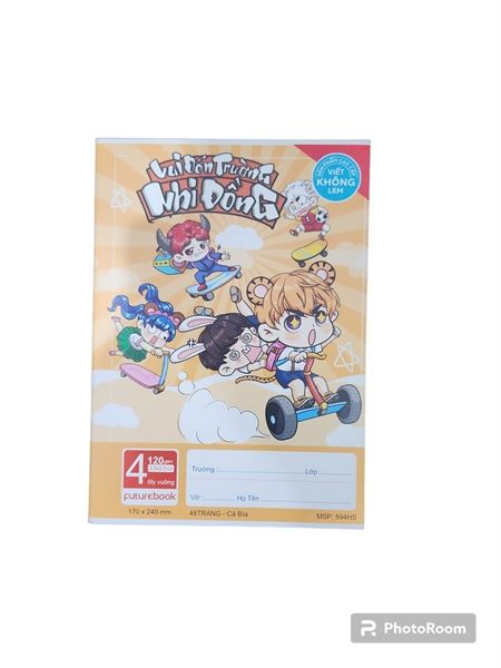 Vở Ô Ly Đl120gsm Nhi Đồng Vui Đến Trường Futurebook Chính Hãng - Có Tại Hiệu Sách Mai