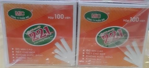 Phấn trắng không bụi MIC (Hộp 100 viên) (12 hộp/thùng)