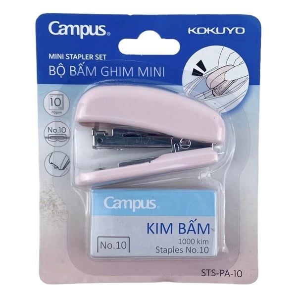 Bấm ghim mini kèm đạn Campus STS-PA-10 (12/144)