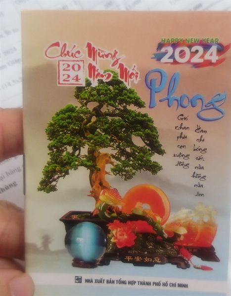 Lịch túi 2024