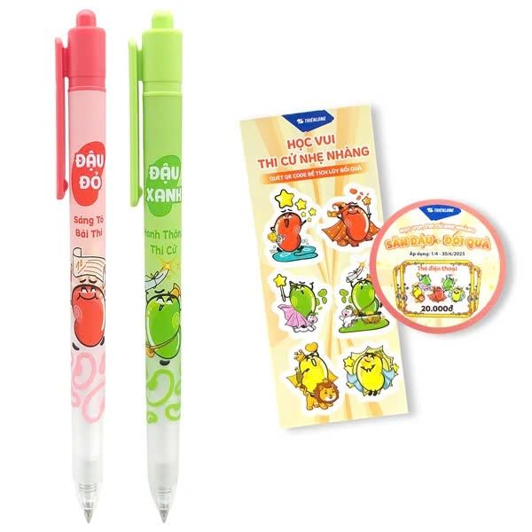 Bút gel Thiên Long GEL-040/LUCK ( 2 chiếc/vỉ) (360)