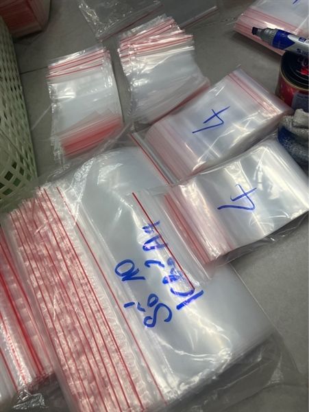 Túi zip trắng lẻ 1lạng/ túi