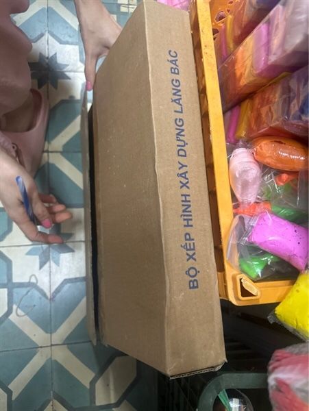 Đồ gỗ bộ xếp hình xây dựng Lăng bác