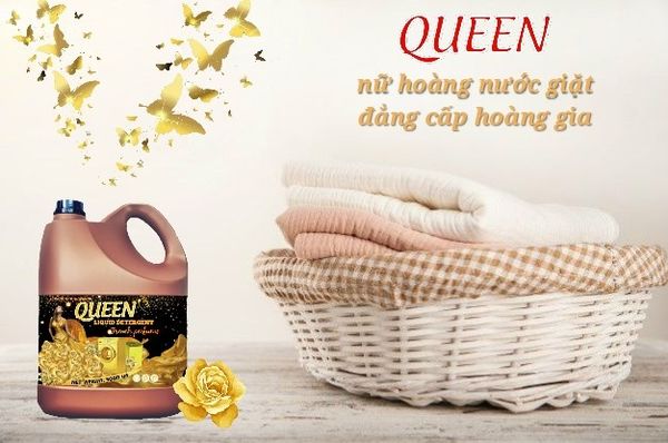 Nước giặt Queen (4 Can/thùng)